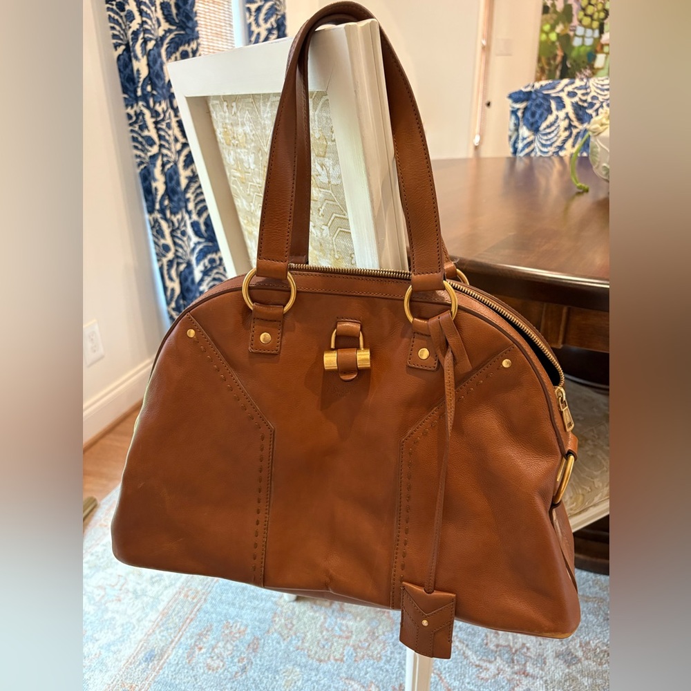 Yves Saint Laurent Womens Rive Gauche Vintage Muse Handbag